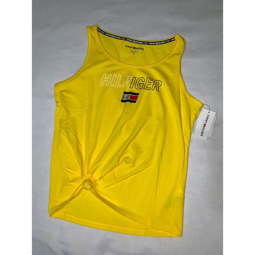 NEW TOMMY HILFIGER Sport Bright Yellow Tank Top!